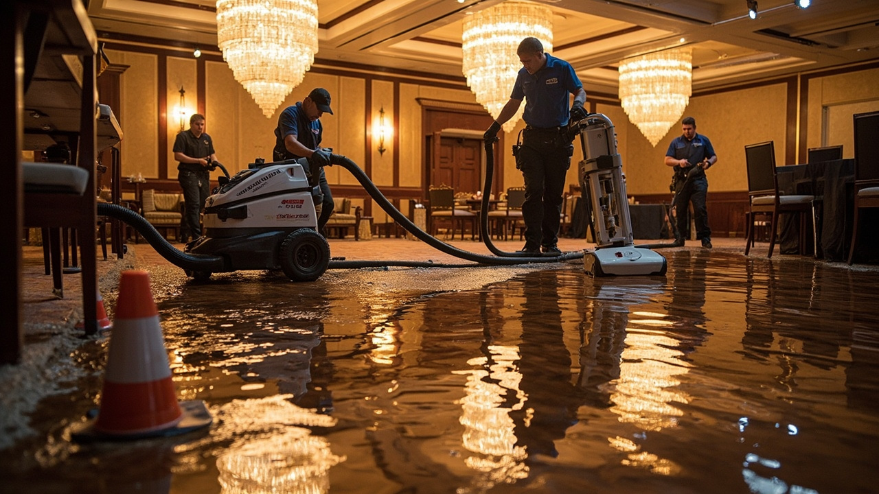 Our Commercial Water Damage Protocol for Hospitality Properties