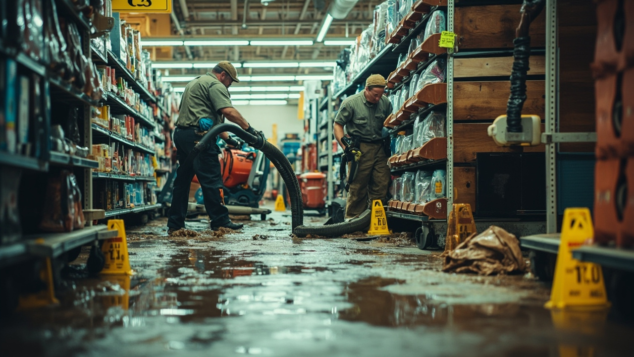 How Professional Shop Water Damage Mitigation Works