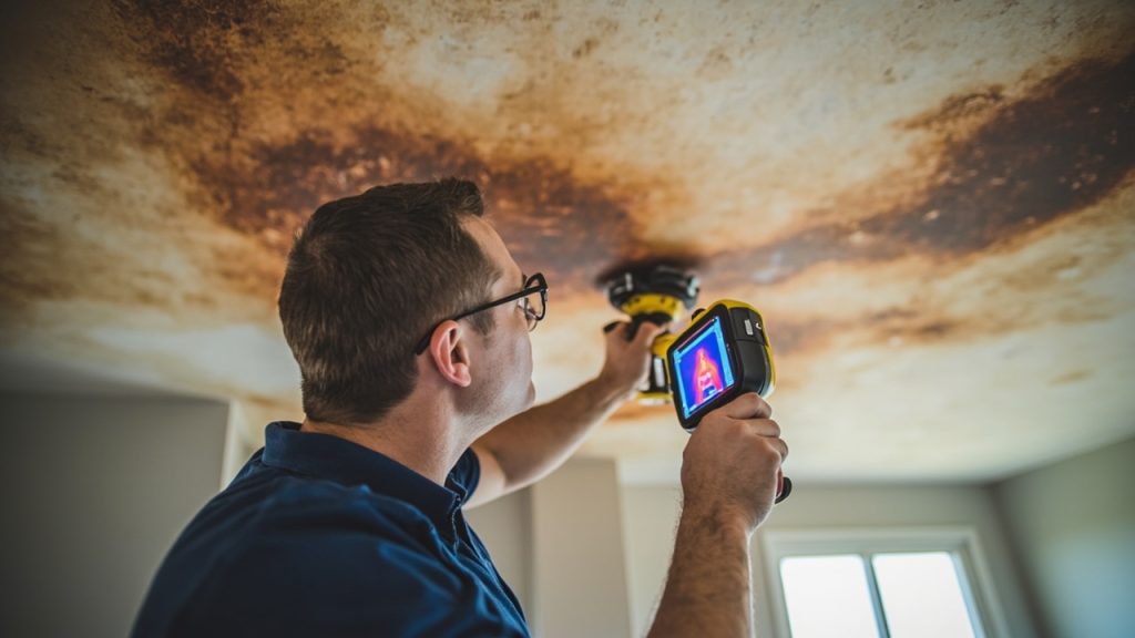 The right way to handle ceiling water damage in yo